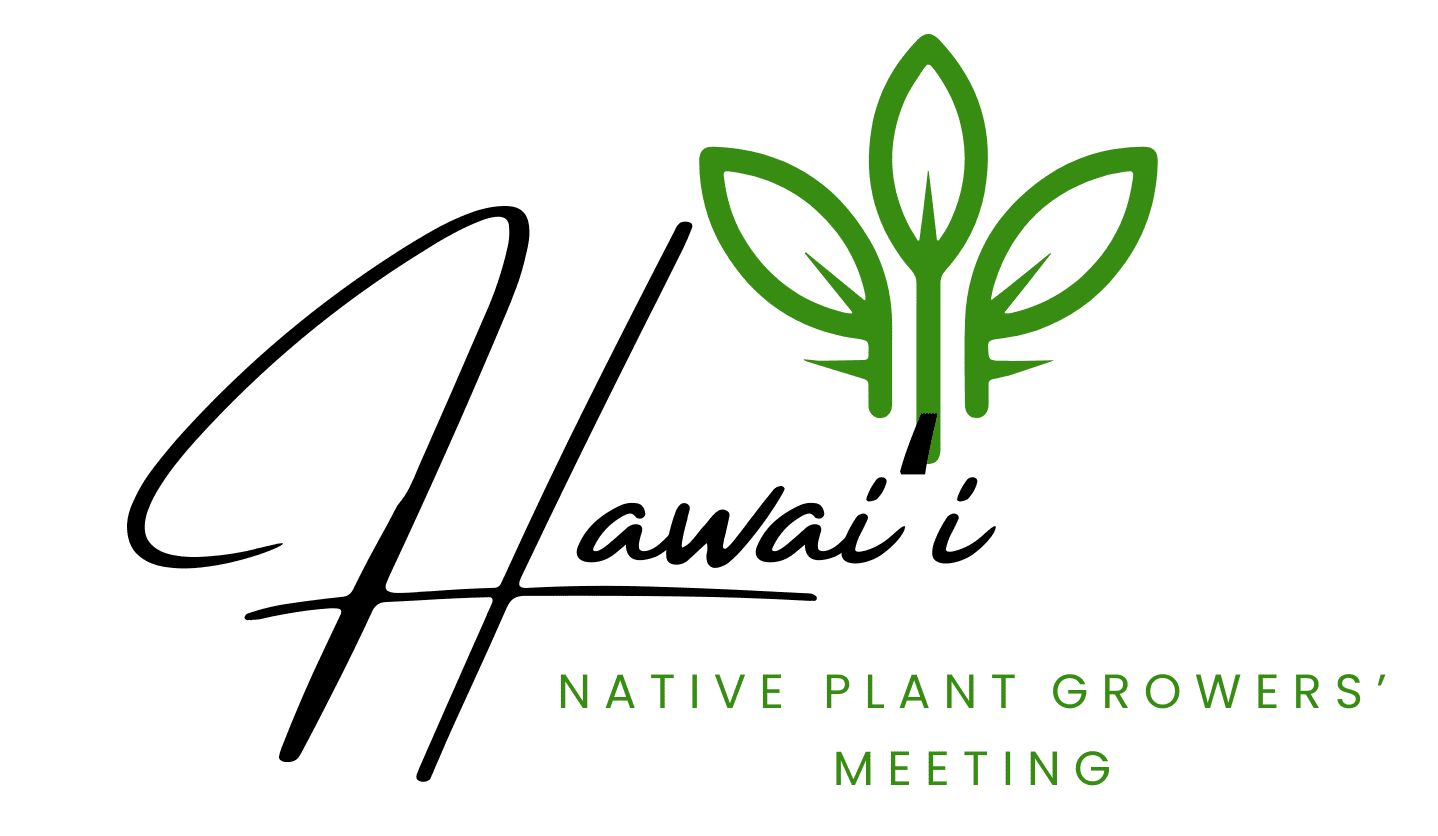 Hawaii Native Plant Grower's Meeting Logo 2024